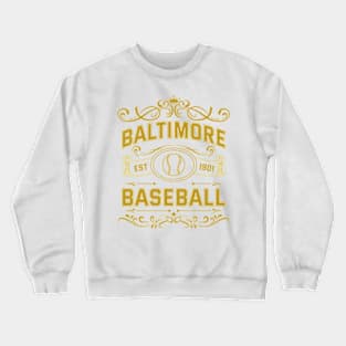 Vintage Baltimore Baseball Crewneck Sweatshirt